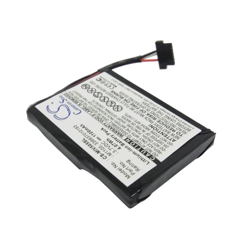 Li-ion Battery fits Mitac, Mio Spirit V505 Tv, Mio Spirit V735 Tv, Navman 3.7V, 1100mAh GPS & Navigator Cameron Sino Technology Limited