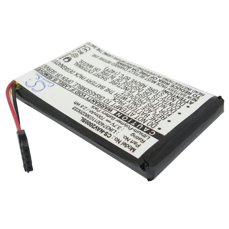 Li-Polymer Battery fits Navigon, 20 Easy, 20 Plus 3.7V, 700mAh GPS & Navigator Cameron Sino Technology Limited