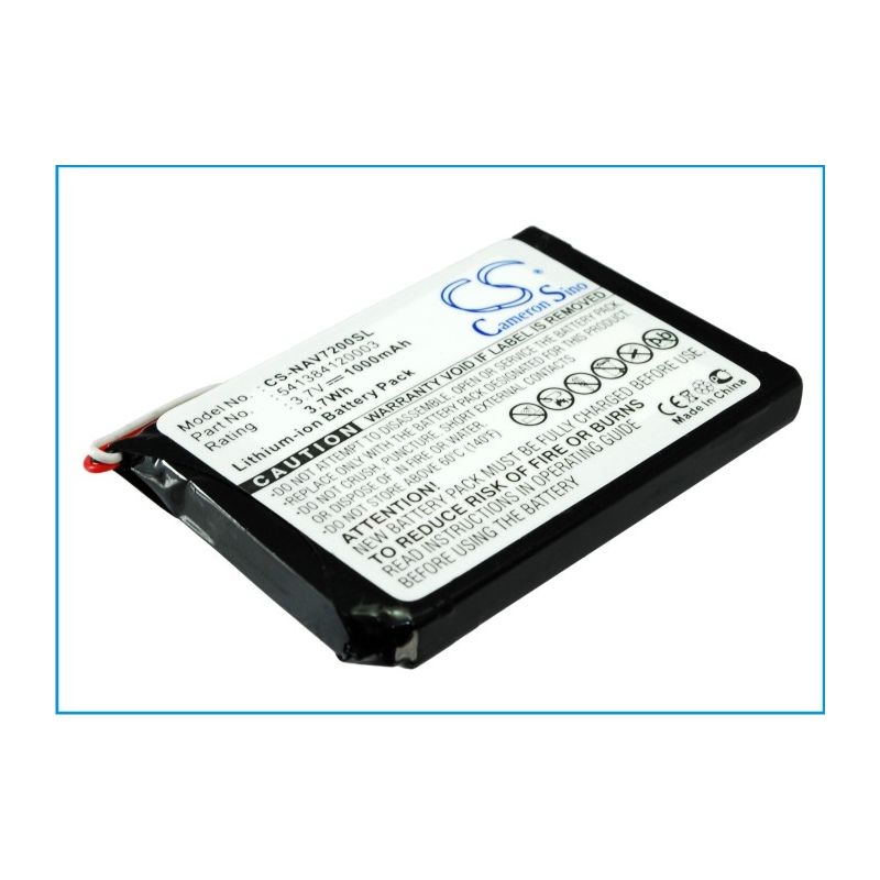 Li-ion Battery fits Navigon, 72 Easy, 72 Plus Live 3.7V, 1000mAh GPS & Navigator Cameron Sino Technology Limited