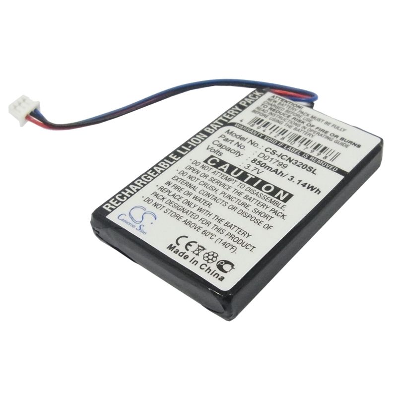 Li-ion Battery fits Navman, Icn320, Icn330 3.7V, 850mAh GPS & Navigator Cameron Sino Technology Limited
