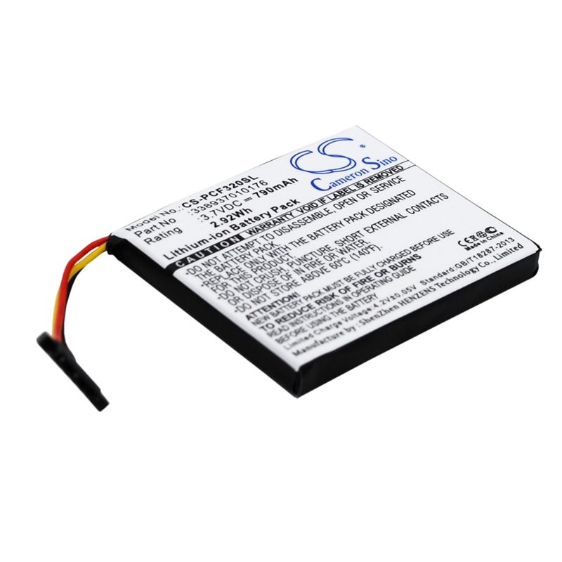 Li-ion Battery Fits Pioneer, Avic-f310bt, Avic-f320bt 3.7v, 790mah GPS & Navigator Cameron Sino Technology Limited