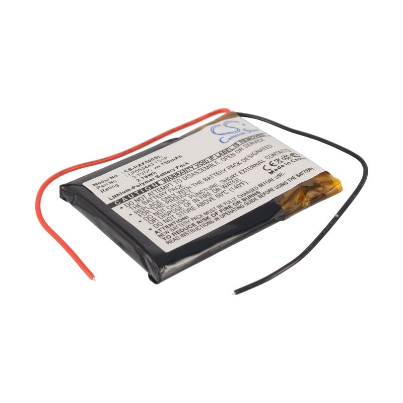 Li-Polymer Battery fits Rac, 5000 Wide 3.7V, 750mAh GPS & Navigator Cameron Sino Technology Limited