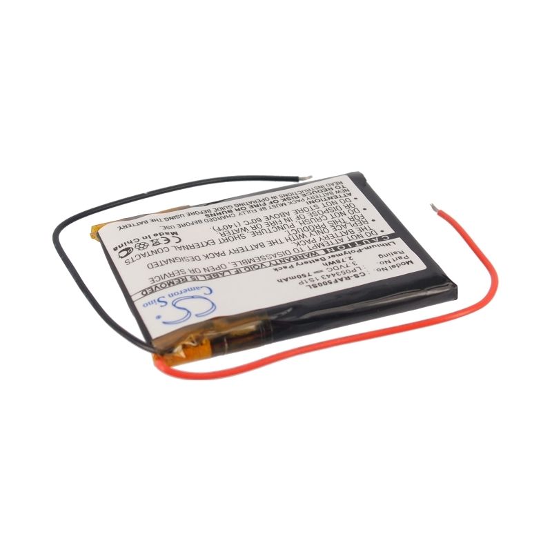 Li-Polymer Battery fits Rac, 5000 Wide 3.7V, 750mAh GPS & Navigator Cameron Sino Technology Limited