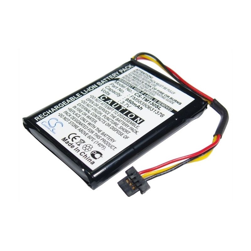 Li-ion Battery fits Tomtom, One 125, One 130, One 130s 3.7V, 950mAh GPS & Navigator Cameron Sino Technology Limited