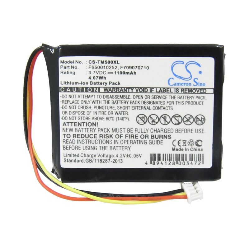 Li-ion Battery Fits Tomtom, 4k00.100, 4n00.004, 4n00.004.2 3.7v, 1100mah GPS & Navigator Cameron Sino Technology Limited