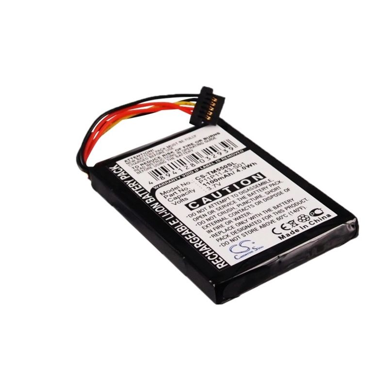 Li-ion Battery fits Tomtom, 8cp5.011.11, Go 550 Live 3.7V, 1100mAh GPS & Navigator Cameron Sino Technology Limited