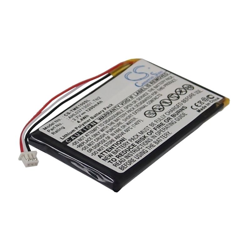 Li-polymer Battery Fits Tomtom, Avn4430, Eclipse, Tns410 3.7v, 1200mah GPS & Navigator Cameron Sino Technology Limited