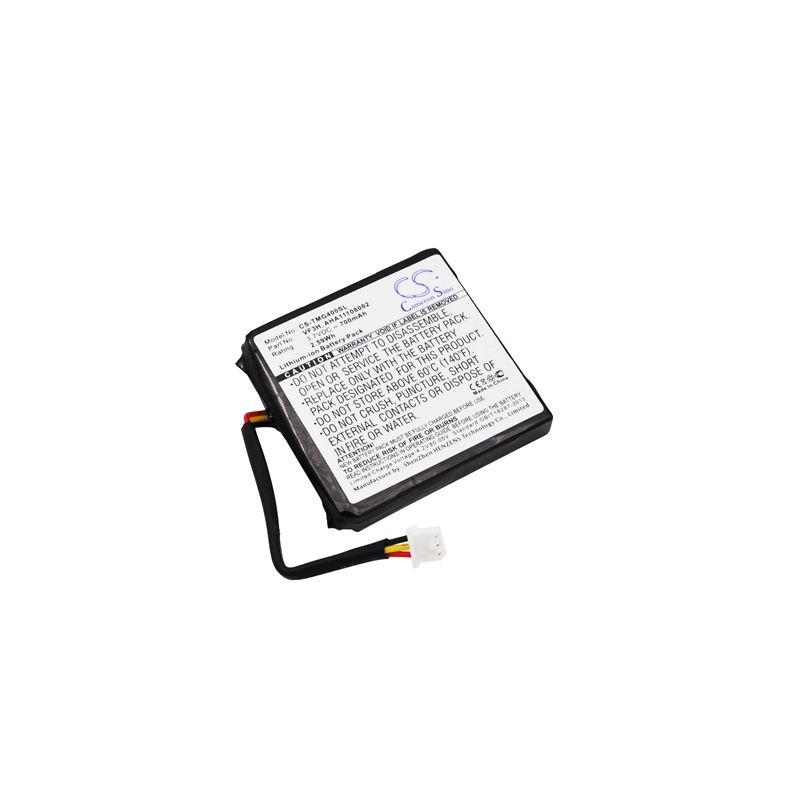 Li-ion Battery fits Tomtom, Go 400 4.3", Go 400 Touch, Via 110 Europe 3.7V, 700mAh GPS & Navigator Cameron Sino Technology Limited