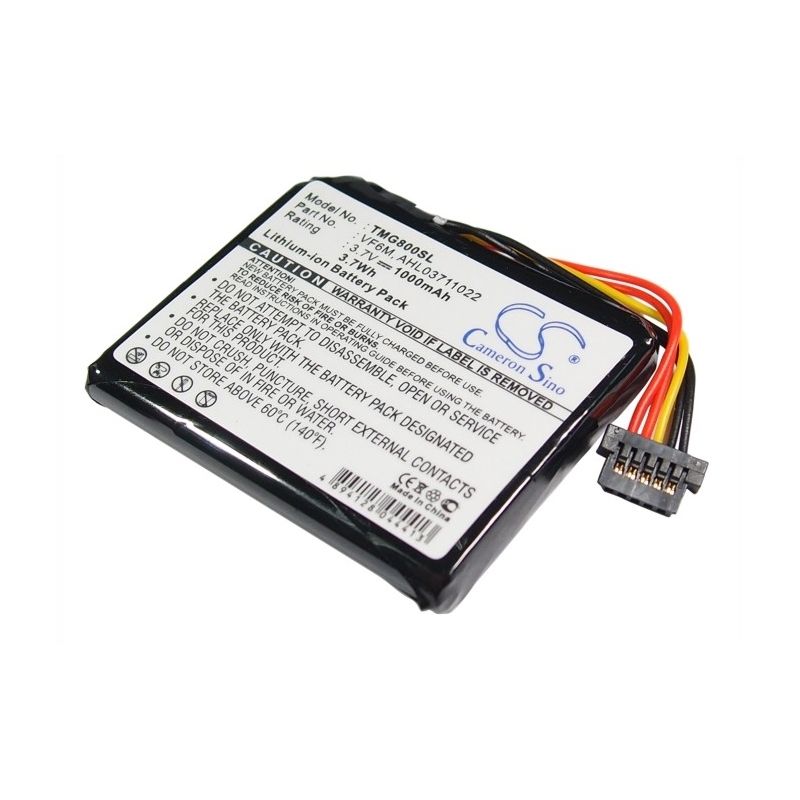 Li-ion Battery Fits Tomtom, 4eh45, 4eh51, 4eh52 3.7v, 1000mah GPS & Navigator Cameron Sino Technology Limited