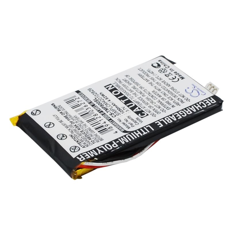 Li-Polymer Battery fits Tomtom, Pro 8000 3.7V, 1250mAh GPS & Navigator Cameron Sino Technology Limited