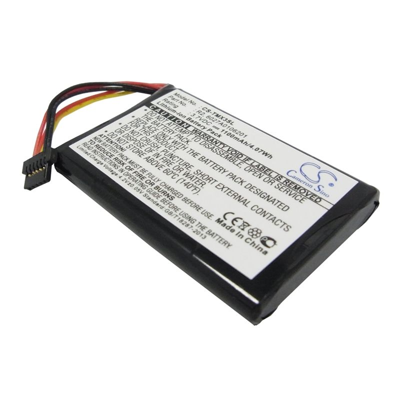 Li-ion Battery Fits Tomtom, 1ep0.029.01, 4ep0.001.02, 5ep0.029.01 3.7v, 1100mah GPS & Navigator Cameron Sino Technology Limited