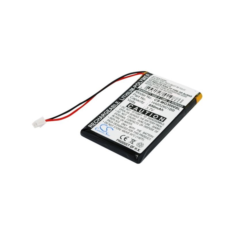 Li-Polymer Battery fits Typhoon, Myguide 3000, Myguide 3010, Myguide 3030 3.7V, 850mAh GPS & Navigator Cameron Sino Technology Limited