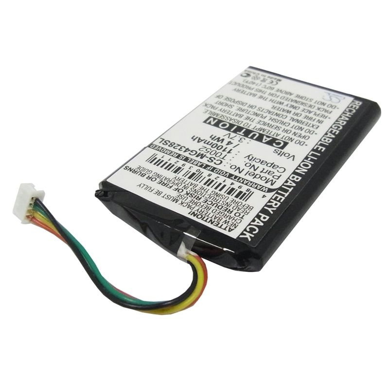 Li-ion Battery fits Typhoon, Myguide 4328, Myguide 4328 Bt, Myguide 4328 Sat Nav 3.7V, 1100mAh GPS & Navigator Cameron Sino Technology Limited