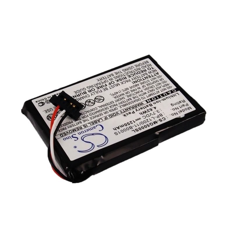 Li-ion Battery fits Typhoon, Myguide Silverguide 5000, Myguide Silverguide 5000 Nav 3.7V, 1250mAh GPS & Navigator Cameron Sino Technology Limited