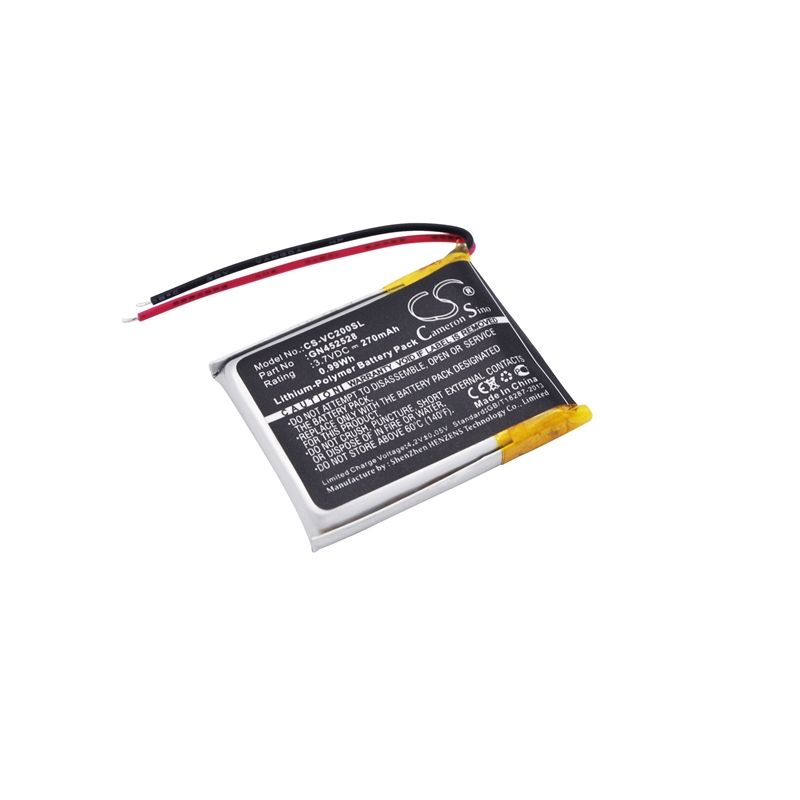 Li-polymer Battery Fits Voice Caddie, Vc200, Vc200 Voice 3.7v, 270mah GPS & Navigator Cameron Sino Technology Limited