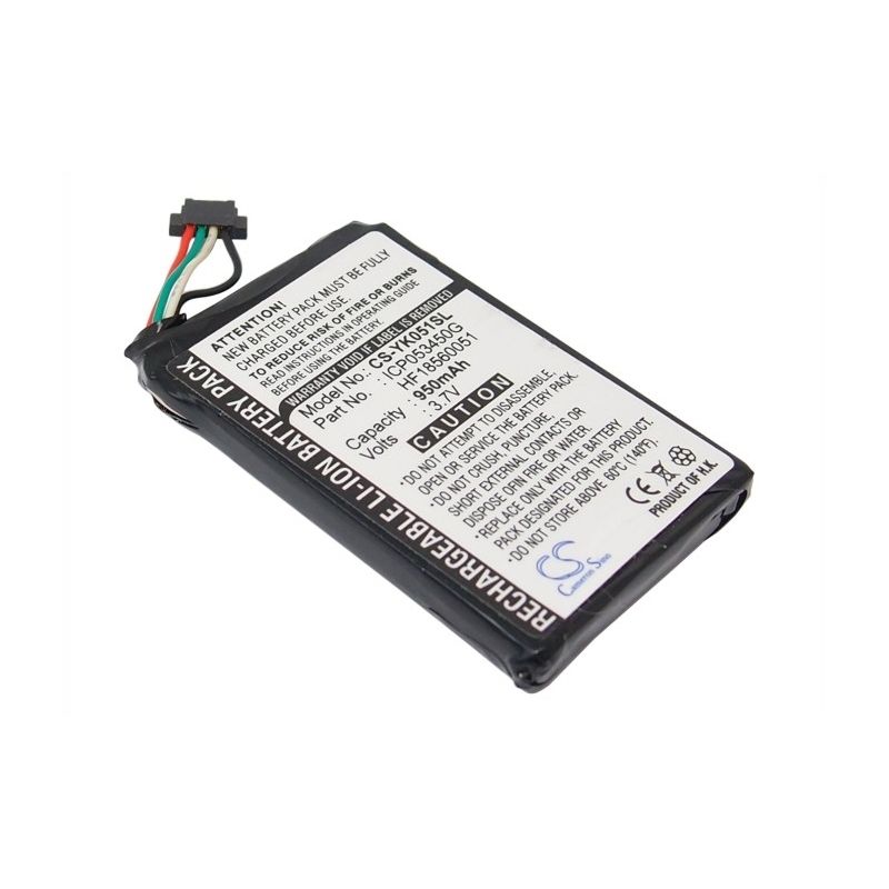 Li-ion Battery fits Yakumo, Eazygo, Eazygo Xs, Pna Eazygo Gps 3.7V, 950mAh Computer Cameron Sino Technology Limited (Suspended)