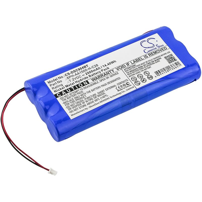 Ni-mh Battery Fits Direct, Sensor 17-145a, Sensor Ds415, Dsc 7.2v, 2000mah Alarm System Cameron Sino Technology Limited