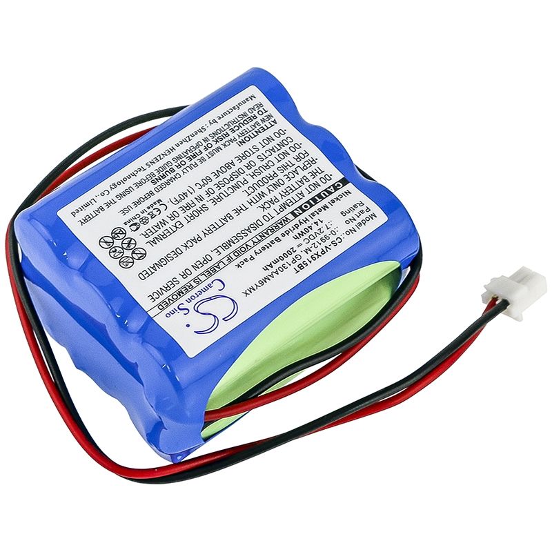 Ni-MH Battery fits Visonic, Powermax Plus, Powermax+, 7.2V, 2000mAh Alarm System Cameron Sino Technology Limited