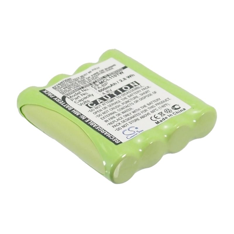 Ni-mh Battery Fits Cobra, Frs100, Frs104, Frs1042 4.8v, 600mah Two-Way Radio Cameron Sino Technology Limited