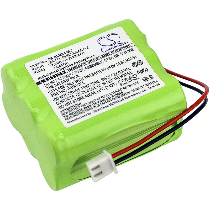 Ni-MH Battery fits 2gig, Go Control Panels, Linear, Pers-4200 7.2V, 2000mAh Alarm System Cameron Sino Technology Limited