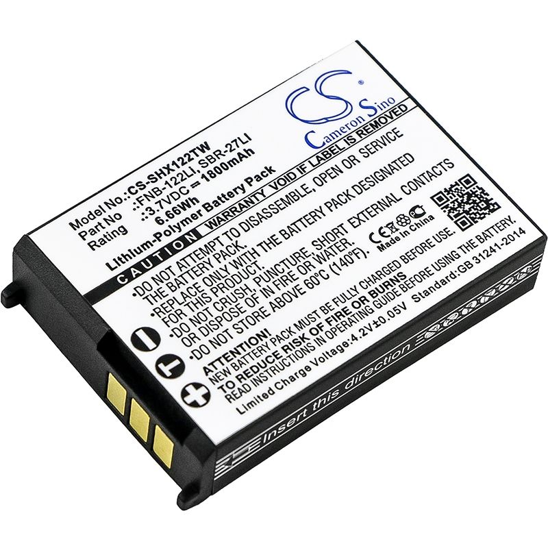 Li-Polymer Battery fits Horizon, Hx300, Standard Horizon, Hx300 3.7V, 1800mAh Communications Cameron Sino Technology Limited