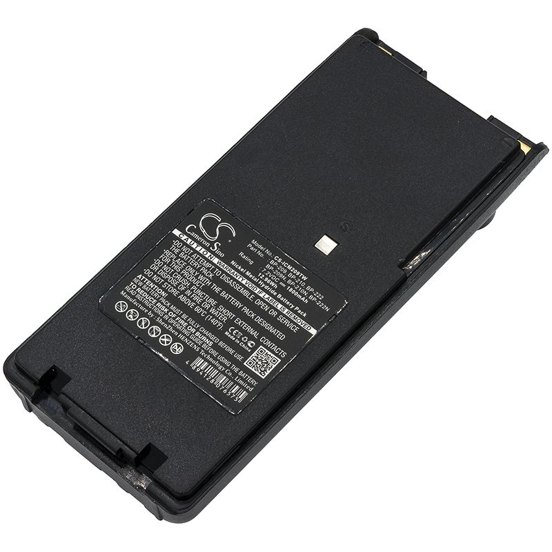 Ni-mh Battery Fits Icom, Ic-a24, Ic-a24e, Ic-a6 7.2v, 1800mah Two-Way Radio Cameron Sino Technology Limited