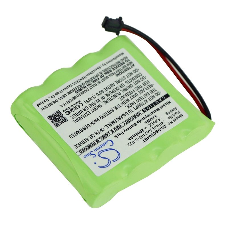 Ni-MH Battery fits Dsc, Ws4920he Wireless Repeater, Wtk5504 Wireless Keypad, 4.8V, 2000mAh Alarm System Cameron Sino Technology Limited