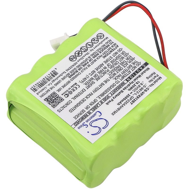 Ni-MH Battery fits Visonic, 0-100459, 0-100498, 0-100535 9.6V, 2000mAh Alarm System Cameron Sino Technology Limited