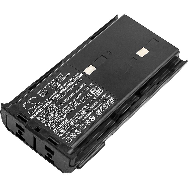 Ni-MH Battery fits Kenwood, Th-26at, Th-27, Th-27a 7.2V, 1300mAh Two-Way Radio Cameron Sino Technology Limited