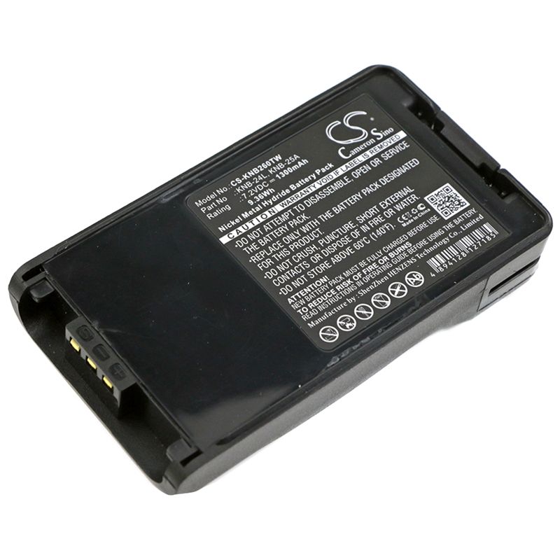 Ni-mh Battery Fits Kenwood, Fth1010, Nx-220, Nx-320 7.2v, 1300mah Two-Way Radio Cameron Sino Technology Limited