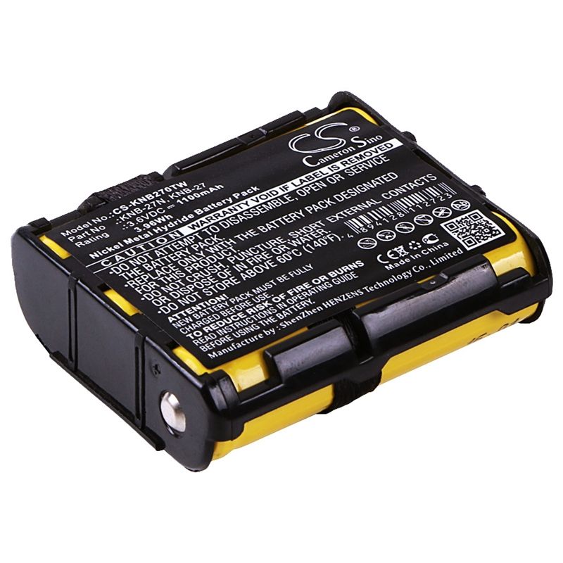 Ni-MH Battery fits Kenwood, Tk-3130, Tk-3131 3.6V, 1100mAh Two-Way Radio Cameron Sino Technology Limited