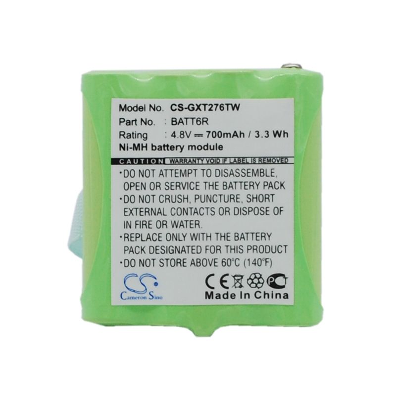 Ni-MH Battery fits Midland, Gxt635, Gxt650, Gxt661 4.8V, 700mAh Two-Way Radio Cameron Sino Technology Limited