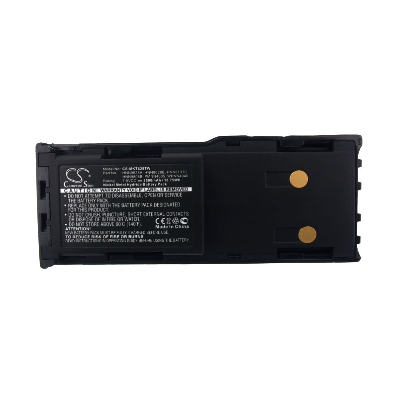 Ni-mh Battery Fits Motorola, Cp250, Cp450, Cp450ls 7.5v, 2500mah Two-Way Radio Cameron Sino Technology Limited