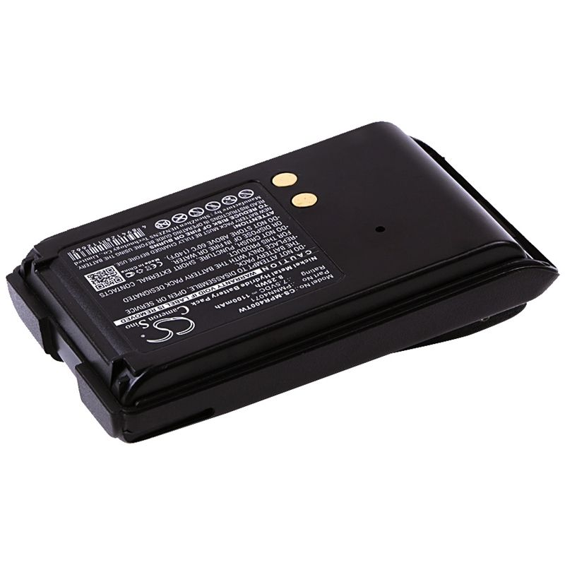 Ni-mh Battery Fits Motorola, A6, A8, Bpr40 7.5v, 1100mah Two-Way Radio Cameron Sino Technology Limited
