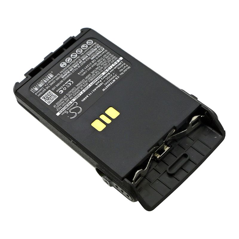 Li-ion Battery fits Motorola, Dp3441, Dp3441e, Dp3661e 7.4V, 1600mAh Two-Way Radio Cameron Sino Technology Limited