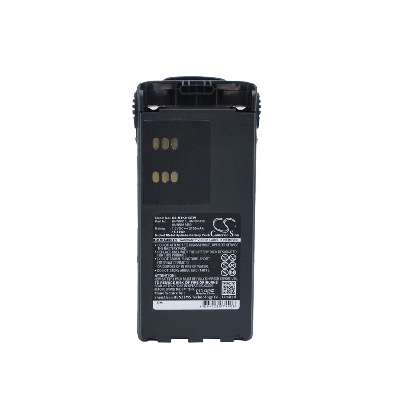 Ni-mh Battery Fits Motorola, Gp1280, Gp140, Gp240 7.2v, 2100mah Two-Way Radio Cameron Sino Technology Limited