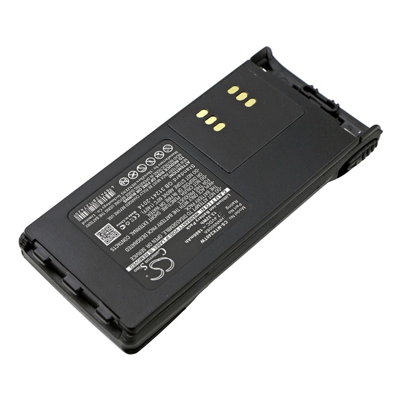 Li-ion Battery Fits Motorola, Gp1280, Gp140, Gp240 7.4v, 1800mah Two-Way Radio Cameron Sino Technology Limited