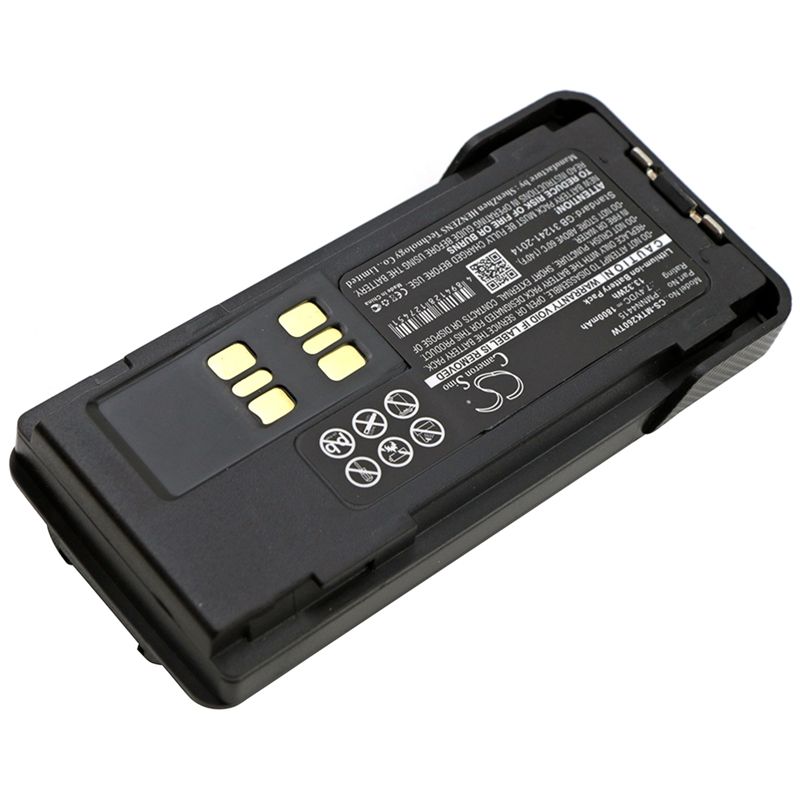 Li-ion Battery fits Motorola, Dp2400, Dp-2400, Dp2600 7.4V, 1800mAh Two-Way Radio Cameron Sino Technology Limited