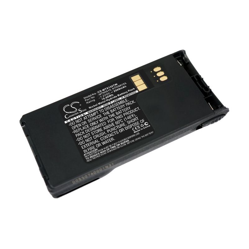 Ni-mh Battery Fits Motorola, Mt1500, Pr1500, Xts1500 7.2v, 2500mah Two-Way Radio Cameron Sino Technology Limited