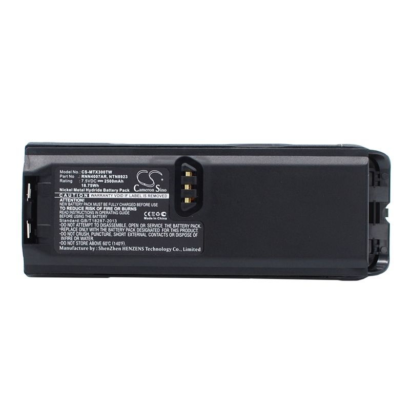 Ni-mh Battery Fits Motorola, Ntn8293, Ntn8294, Tetra Mtp200 7.5v, 2500mah Two-Way Radio Cameron Sino Technology Limited