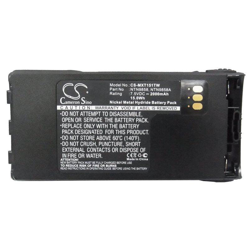 Ni-mh Battery Fits Motorola, Mt1500, Pr1500, Xts1500 7.5v, 2000mah Two-Way Radio Cameron Sino Technology Limited