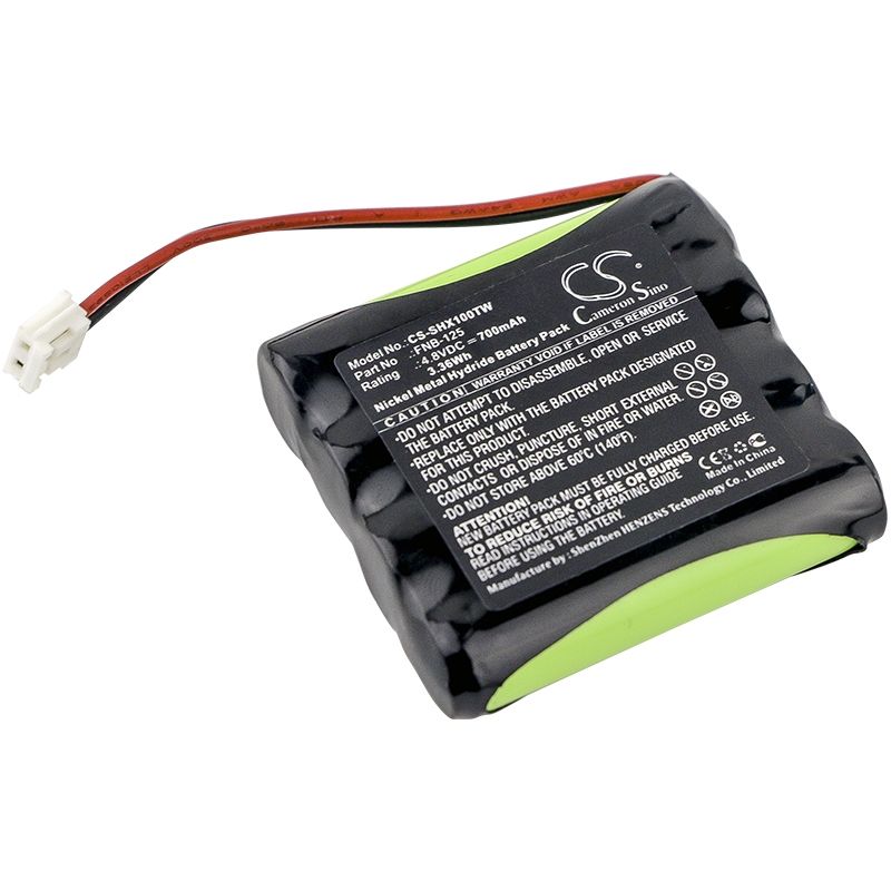 Ni-mh Battery Fits Standard Horizon, Hx100 4.8v, 700mah Two-Way Radio Cameron Sino Technology Limited