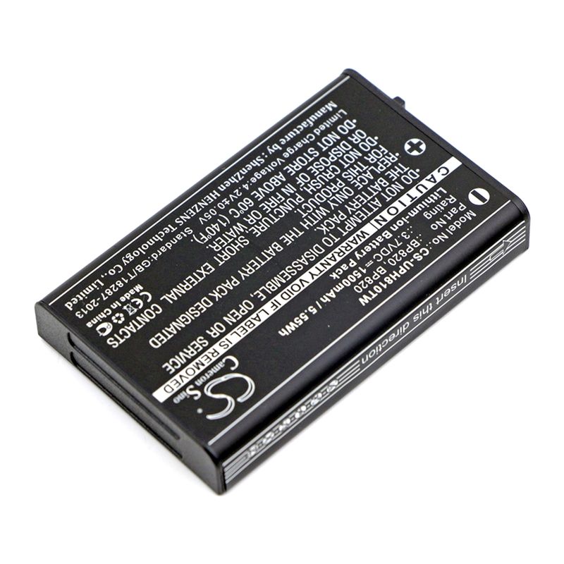 Li-ion Battery fits Uniden, Uh810, Uh810s, Uh820s 3.7V, 1500mAh Two-Way Radio Cameron Sino Technology Limited