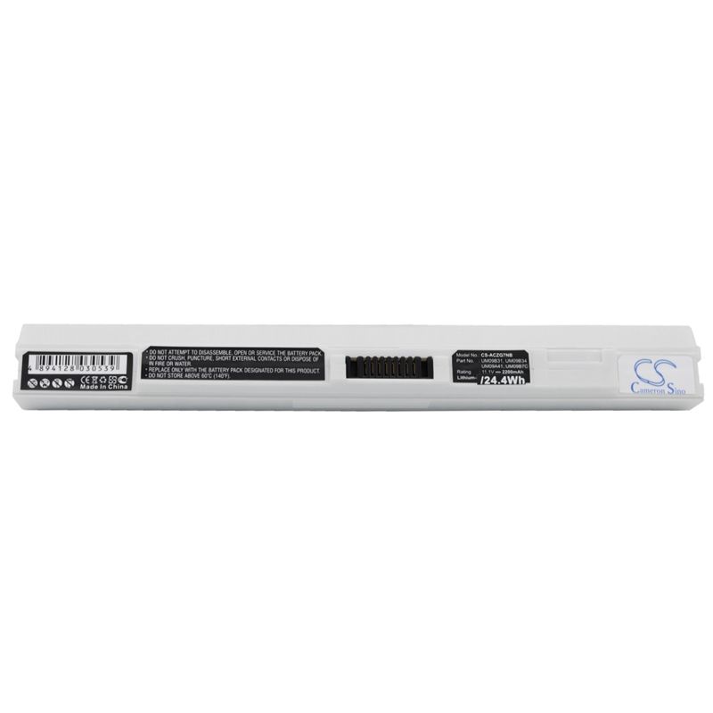 White 11.1V 2200mAh Acer, Aspire One 531, Aspire One 751, Aspire One 751-bk23 Replacement Battery Computer Cameron Sino Technology Limited (Suspended)