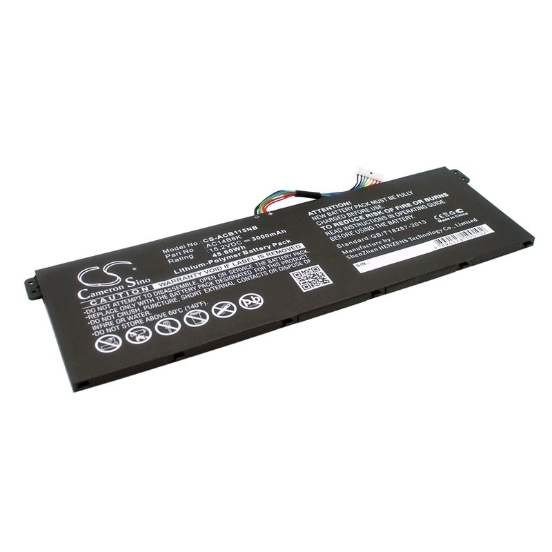 Li-Polymer Battery fits Acer, Aspire E3-111, Aspire E3-112, Aspire E3-112m 15.2V, 3000mAh Notebook & Laptop Cameron Sino Technology Limited
