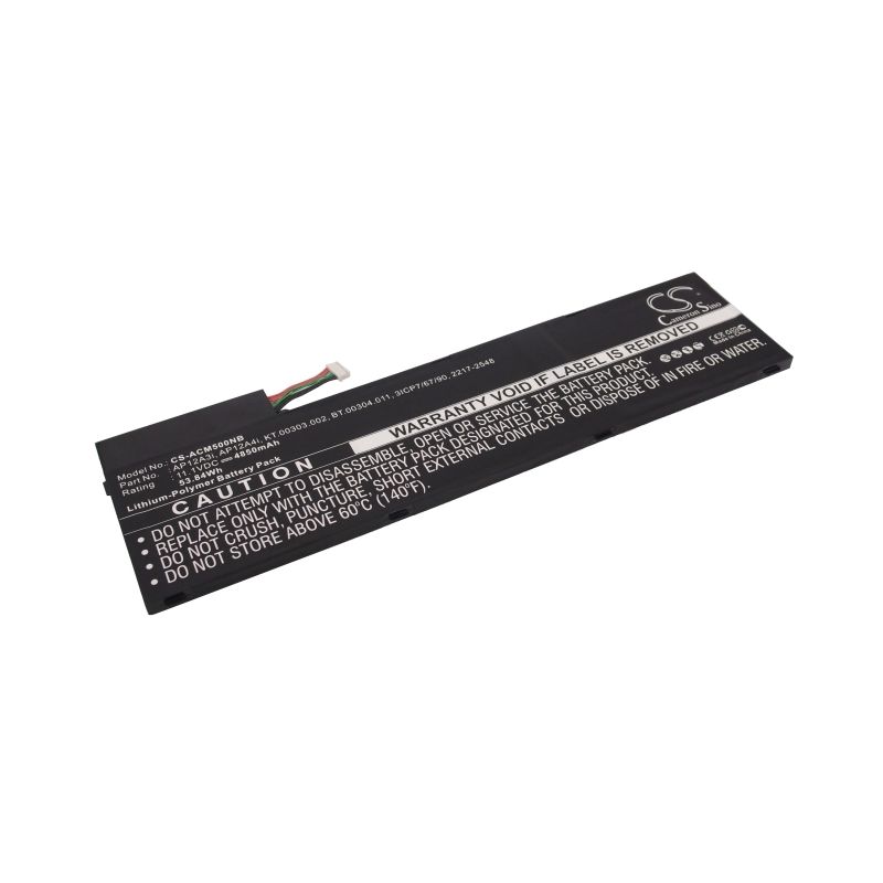 Li-Polymer Battery fits Acer, Aspire M3, Aspire M5, Aspire M5-481pt 11.1V, 4850mAh Notebook & Laptop Cameron Sino Technology Limited