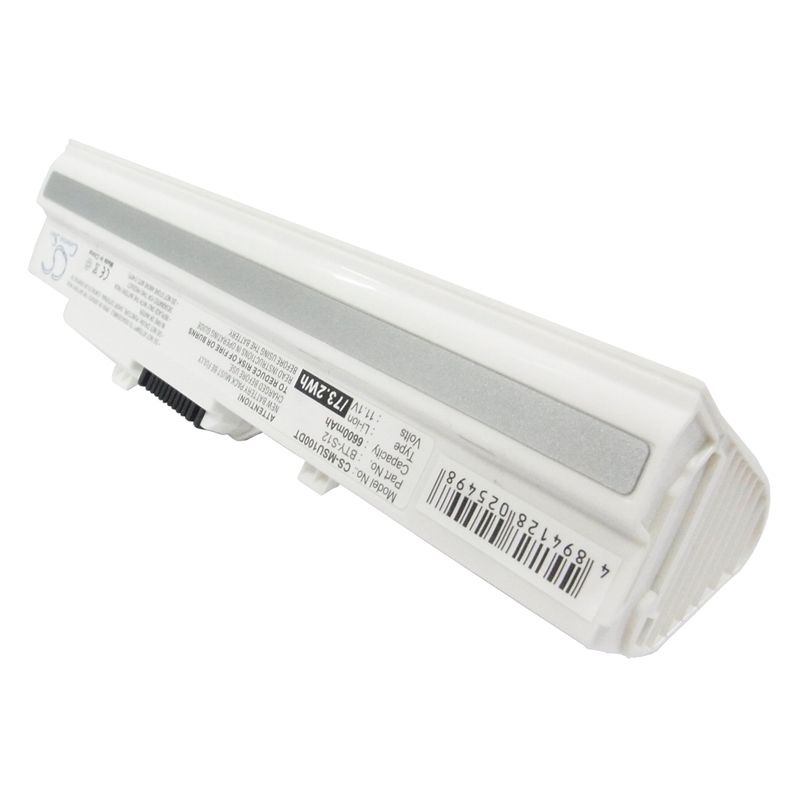 White 11.1V 6600mAh Advent, 4211, 4212, Ahtec Replacement Battery Notebook & Laptop Cameron Sino Technology Limited