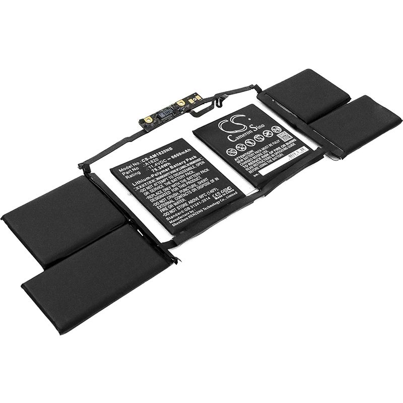 Li-polymer Battery Fits Apple, A1707, Macbook Pro "core I7" 2.6 15" Touch/late 2016 11.4v, 6600mah Notebook & Laptop Cameron Sino Technology Limited