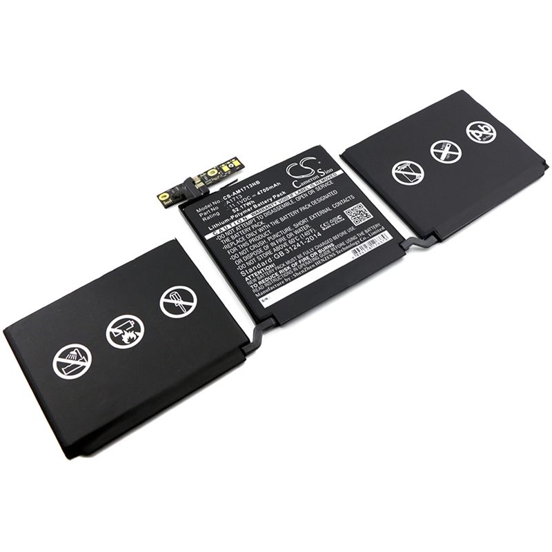 Li-polymer Battery Fits Apple, Macbook Pro 13.3, Macbook Pro 13.3 2016 Retina, Mll42ch/a 11.1v, 4700mah Notebook & Laptop Cameron Sino Technology Limited