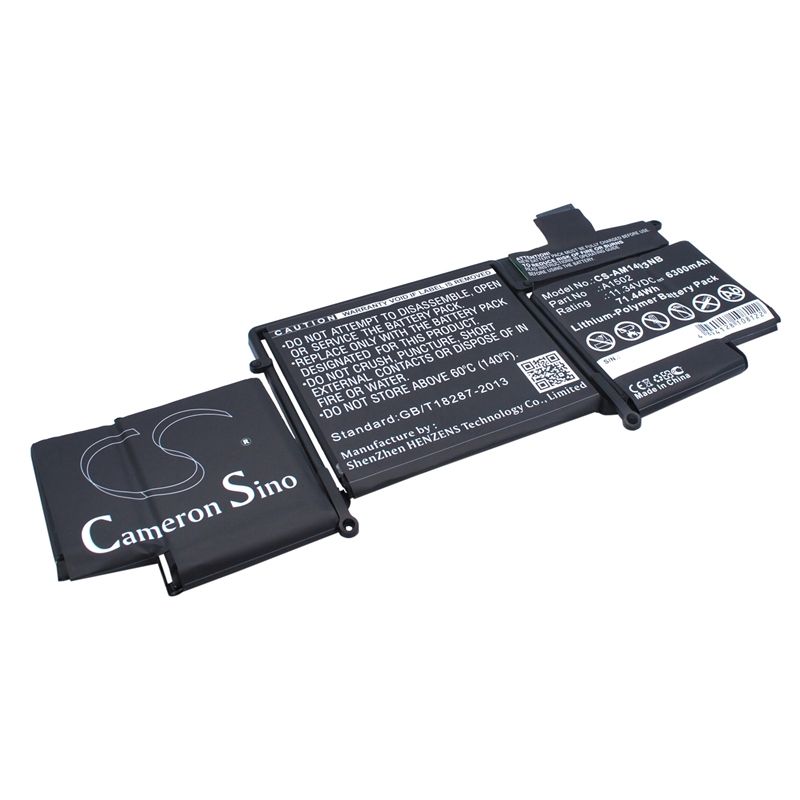 Li-polymer Battery Fits Apple, Macbook Pro ""core I5" 2.4 13" Late 2013 Retina, Macbook Pro "core I5" 2.4 13" Late 2013 11.34v, Notebook & Laptop Cameron Sino Technology Limited